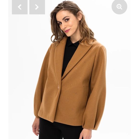 Renuar Key Fashion Pieces Long Sleeve Jacket with Stones Style R3833-F23 M - Picture 1 of 7